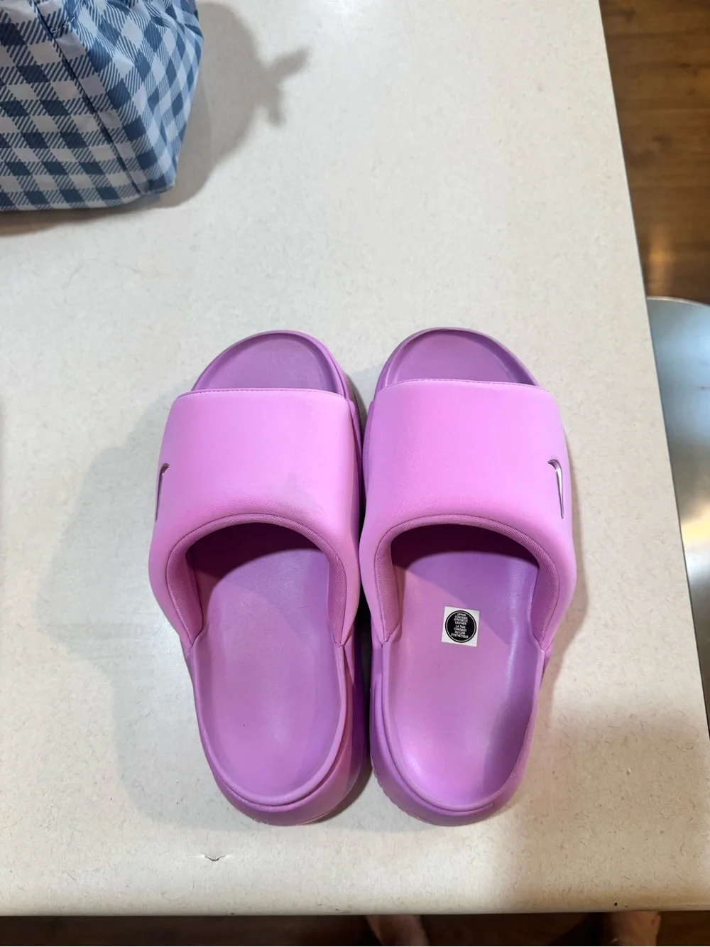 Nike elevation Pink Women's Platform Slide Sandals